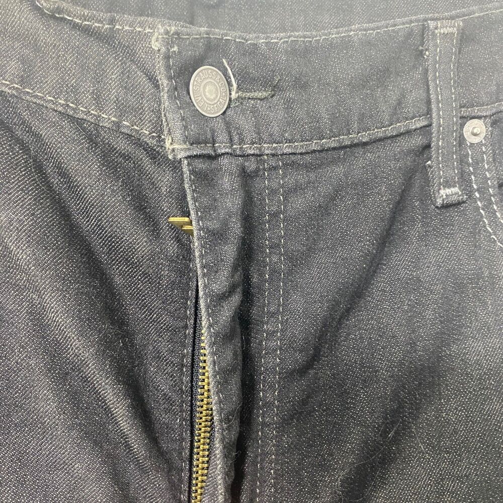 Levi's Men's 569 Loose Fit Black Jeans Size 36 - Picture 4 of 9
